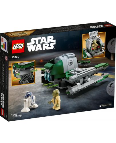 Конструктор LEGO Star Wars - Джедайският звезден изтребител на Йода (75360) - 2