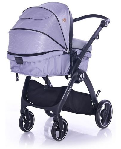 Комбинирана детска количка Lorelli - Adria, Grey - 3