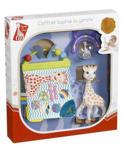 Комплект Sophie la Girafe - Мек сет за новородено - 1
