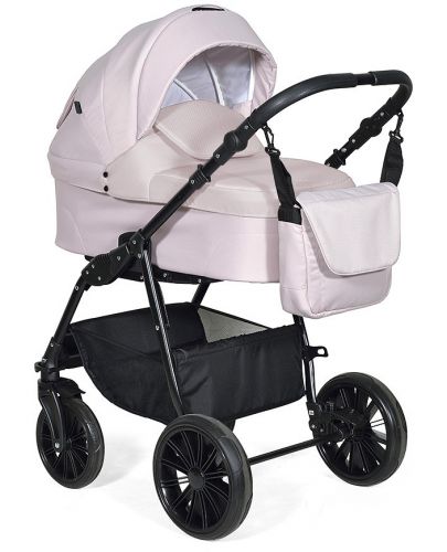 Комбинирана детска количка 3в1 Baby Giggle - Torino, розова - 1