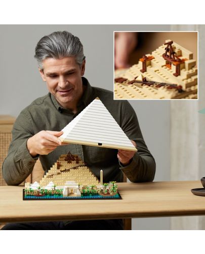 Конструктор Lego Architecture - Голямата пирамида в Гиза (21058) - 5