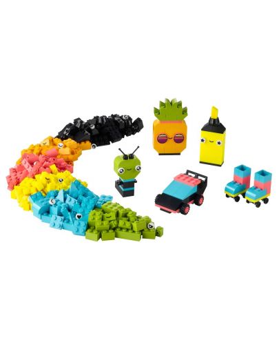 Конструктор LEGO Classic - Творчески забавления с неон (11027) - 2