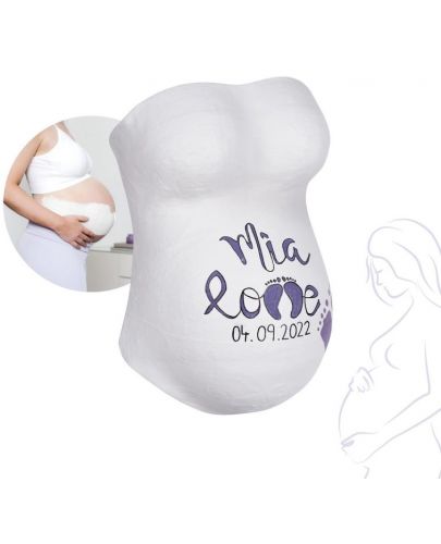  Комплект за гипсова отливка за бременно коремче Reer - Mama - 2