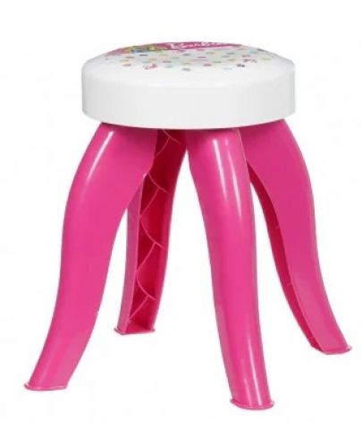 Комплект Klein Barbie - Студио за красотa, табуретка с аксесори, със звуци и светлини - 4
