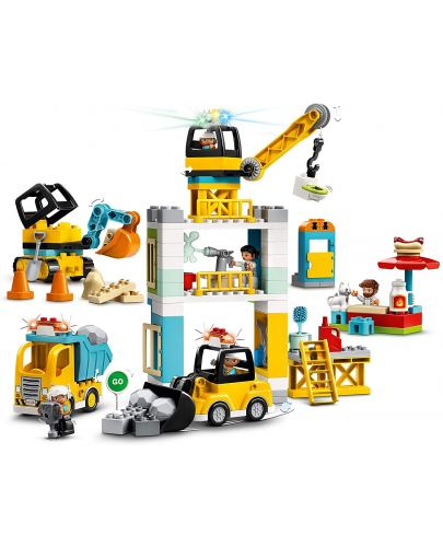 Конструктор LEGO Duplo Town - Строителен кран (10933) - 4