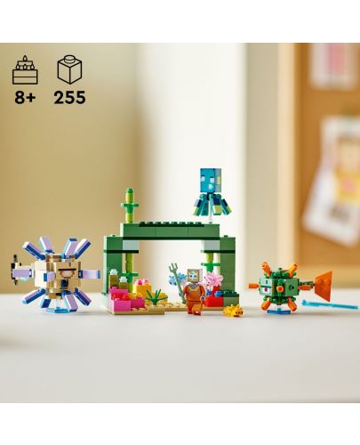 Конструктор Lego Minecraft - Битката на пазителите (21180) - 5