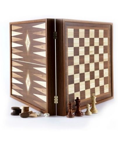 Комплект шах, табла и дама Manopoulos, 27 х 27 cm - 2
