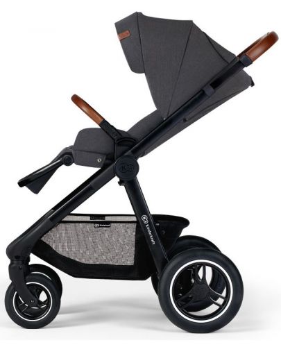 Комбинирана бебешка количка 2 в 1 KinderKraft - Everyday, тъмносива - 6