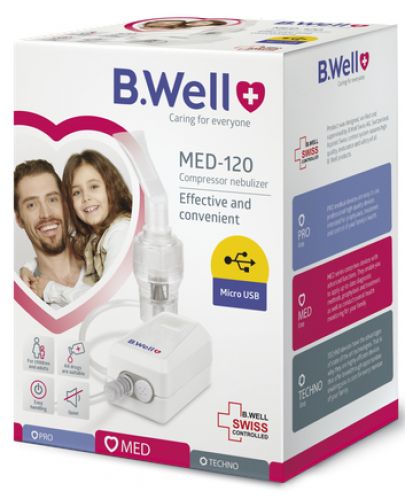 Компресорен инхалатор B.Well - Med-120  - 4