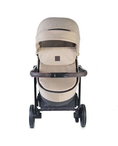 Комбинирана детска количка Cangaroo - Macan 2в1, бежова - 10