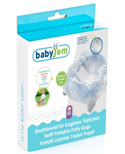 Комплект протектори за тоалетна чиния BabyJem - 20 броя - 3