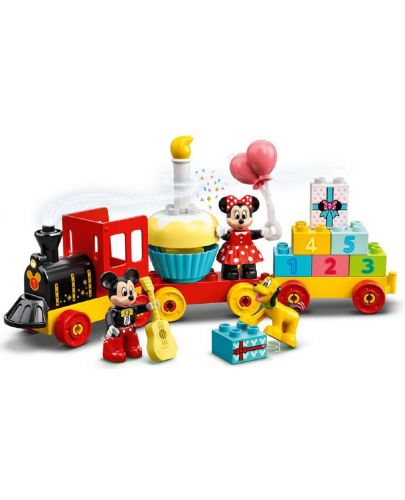Конструктор Lego Duplo Disney - Влак за рождения ден на Mickey и Minnie (10941) - 3