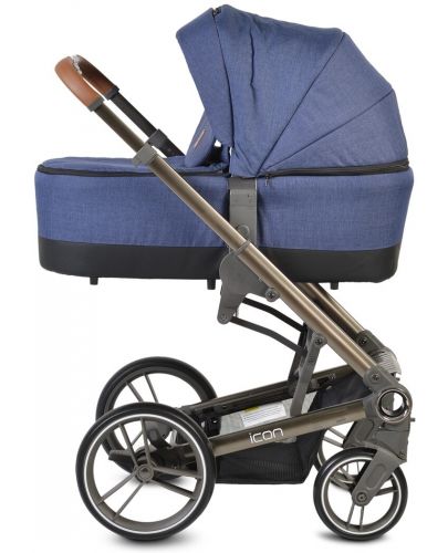 Комбинирана детска количка Cangaroo - Icon 2в1, деним - 2