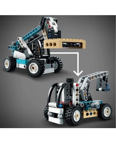 Конструктор Lego Technic - Телескопичен товарач (42133) - 5