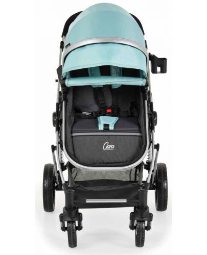 Комбинирана бебешка количка Moni - Ciara, тюркоаз с черно - 3