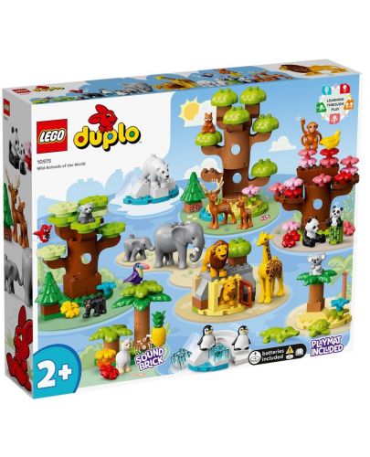 Конструктор Lego Duplo - Диви животни от целия свят (10975) - 1