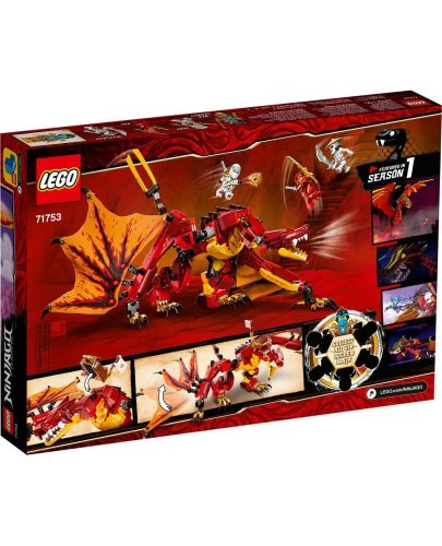 Конструктор Lego Ninjago - Нападение на огнен дракон (71753) - 2