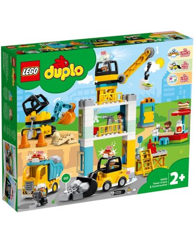 Конструктор LEGO Duplo Town - Строителен кран (10933) - 1