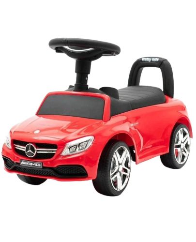 Кола за яздене Baby Mix - Mercedes Benz AMG C63 Coupe, червена - 1