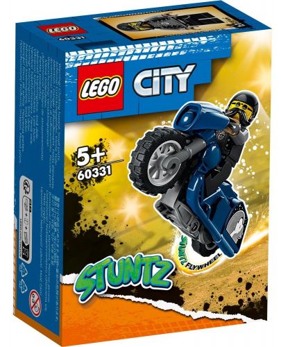 Конструктор Lego City - Туринг мотоциклет за каскади (60331) - 1