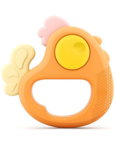 Комплект бебешки гризалки Hola Toys - Горски животни, 5 броя - 4