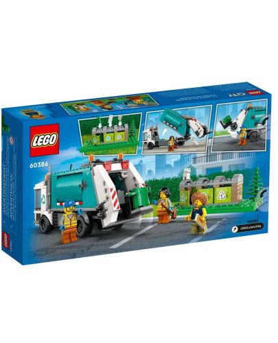 Конструктор LEGO City - Камион за рециклиране (60386) - 2