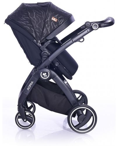 Комбинирана детска количка Lorelli - Adria, Black - 7