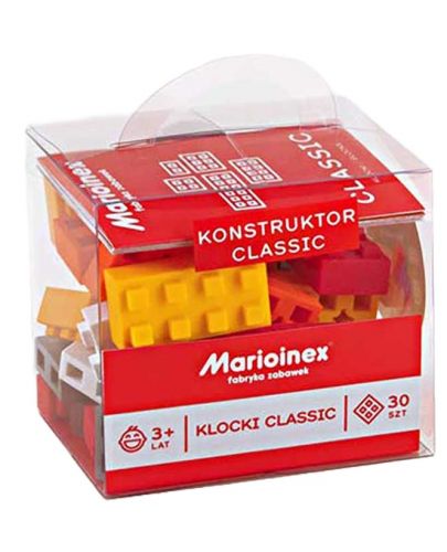 Конструктор блокчета MarioInex - Klocki Classic, 30 части - 2