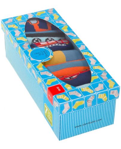 Комплект детски чорапи Sterntaler - 17/18 размер, 6-12 месеца, 7 чифта - 2