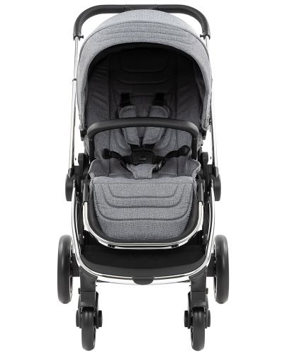 Комбинирана детска количка 3 в 1 Kikka Boo - Vicenza Premium, сива - 3