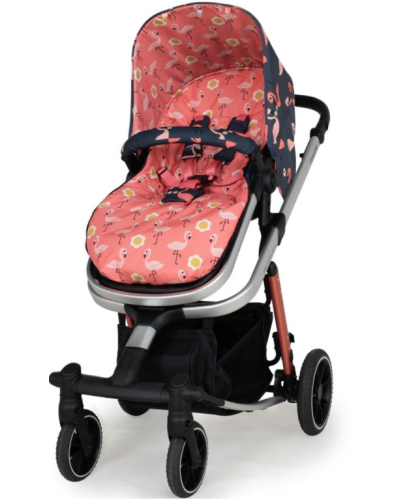 Комбинирана бебешка количка 3 в 1 Cosatto - Giggle Trail, Pretty Flamingo - 11