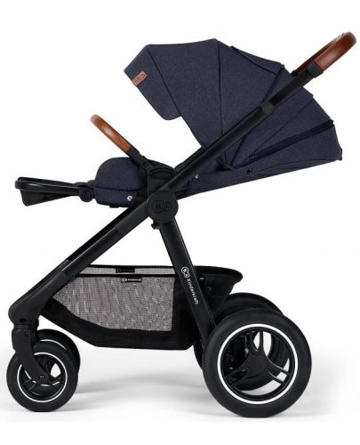 Комбинирана бебешка количка 2 в 1 KinderKraft - Everyday, синя - 7