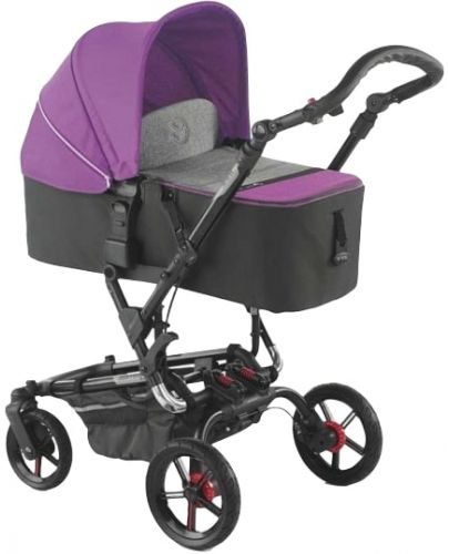 Комбинирана количка Jane - Epic, с кошница за кола, Purple - 4