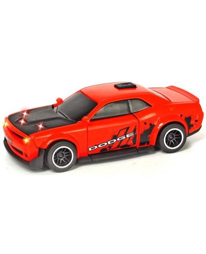 Количка Dickie Toys - Dodge Challenger SRT Hellcat, червена - 2