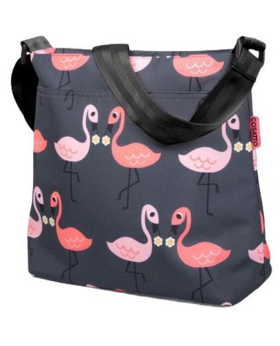Комплект чувалче за крака и чанта за количка Cosatto - Pretty Flamingo - 2
