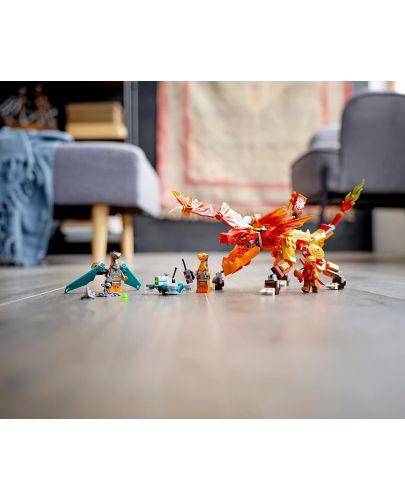 Конструктор Lego Ninjago - Огненият дракон на Kai EVO (71762) - 9