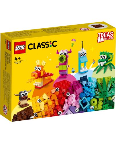 Конструктор Lego Classic - Креативни чудовища (11017) - 1
