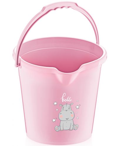 Комплект за къпане BabyJem - Розов, 5 части - 3