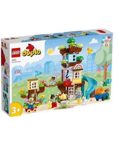 Конструктор LEGO Duplo 3 в 1 - Дървесна къща (10993) - 1