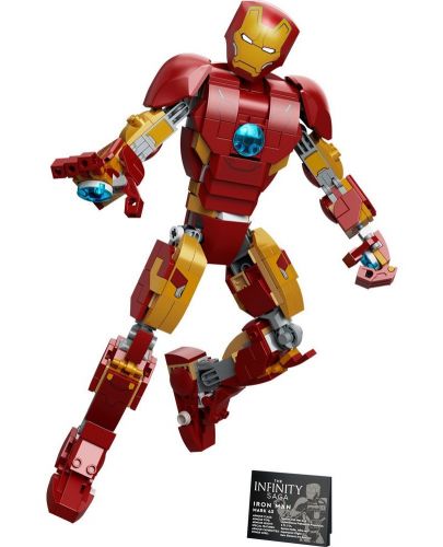 Конструктор Lego Marvel - Avengers Classic, Железният човек (76206) - 2