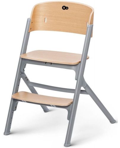 Комплект столче за хранене и шезлонг KinderKraft - Livy и Calmee, дървени - 3