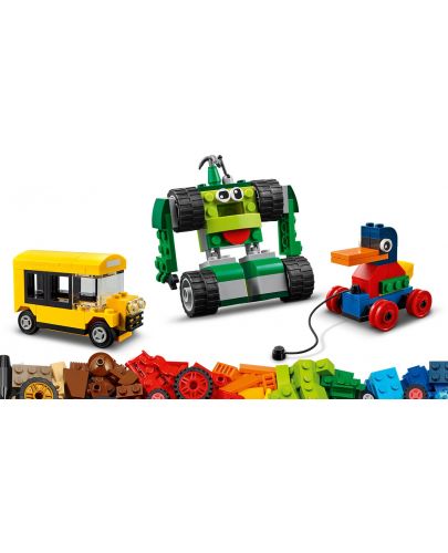Конструктор Lego Classic  - Тухлички и колела (11014) - 4
