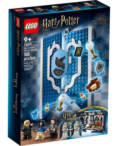 Конструктор LEGO Harry Potter - Банерът на Рейвънклоу (76411) - 1