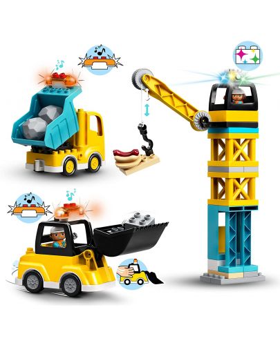 Конструктор LEGO Duplo Town - Строителен кран (10933) - 6