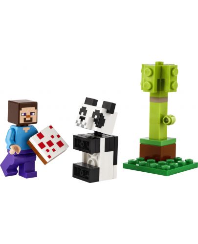 Конструктор LEGO Minecraft - Стийв и бебе панда (30672) - 2