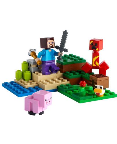 Конструктор Lego Minecraft - Засада на Creeper (21177) - 2