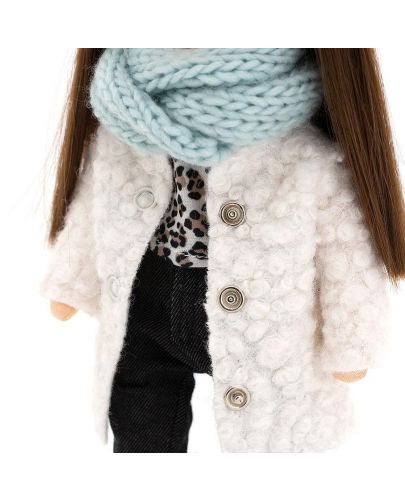 Комплект дрехи за кукла Orange Toys Sweet Sisters - Бяло палто от козина - 3