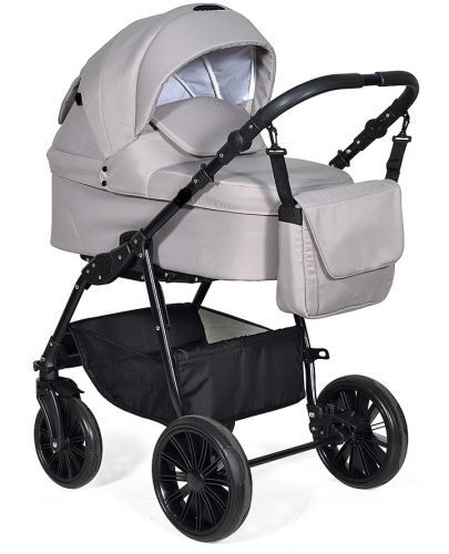 Комбинирана детска количка 3в1 Baby Giggle - Torino, бежова - 1