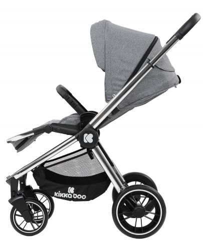 Комбинирана детска количка 3 в 1 Kikka Boo - Vicenza Premium, сива - 5
