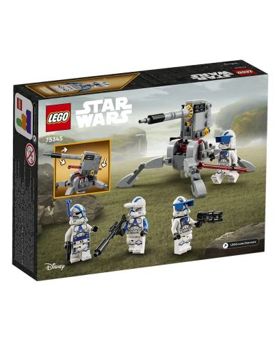 Конструктор LEGO Star Wars - Боен пакет клонинг щурмоваци от 501 (75345) - 2